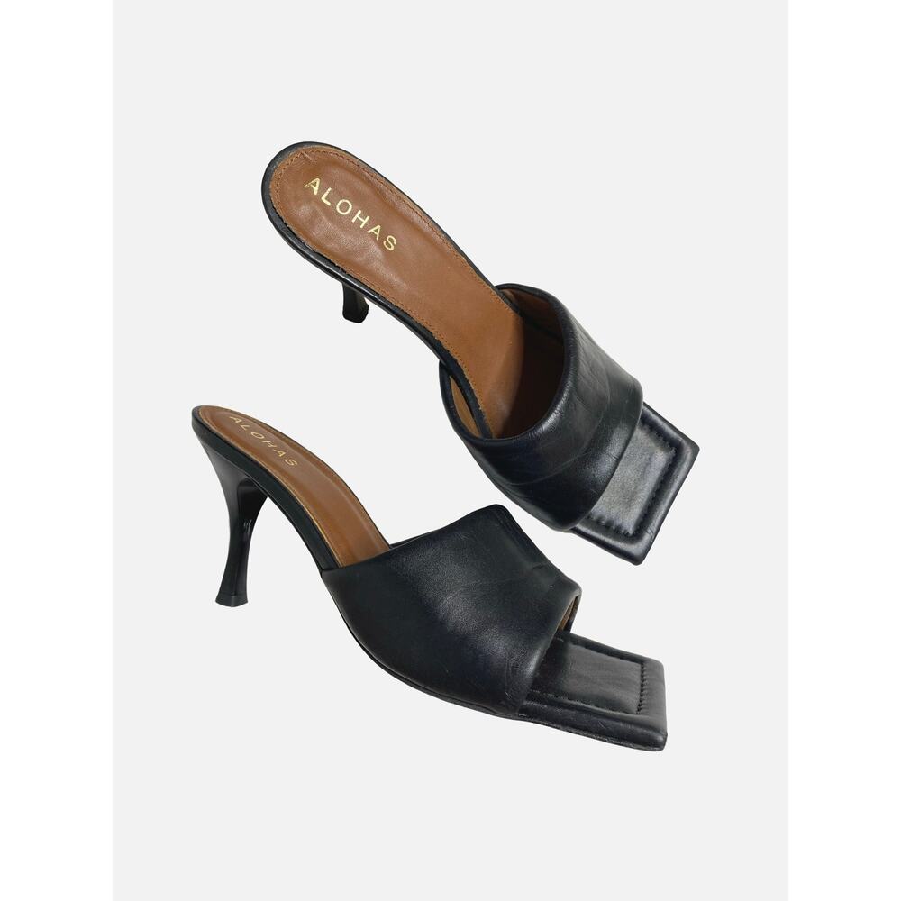 ALOHAS Puffy Mule in Black 8.5 US 39 EUR